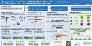 Identifying barriers to equitable biomarker testing in underserved patients with NSCLC