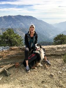 Nicole hiking