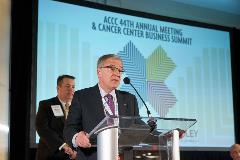 ACCC Immediate Past President Mark S. Soberman, MD, MBA, FACS, Monocacy Health Partners, Frederick Regional Health System, addresses ACCC as an important resource for strengthening cancer programs and protecting patient access to high-quality care. 